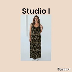 STUDIO I Women’s Sleeveless Maxi Dress Size 14